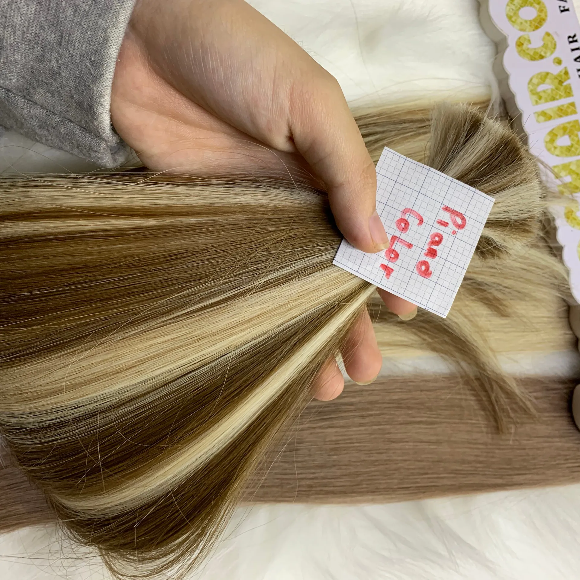 100% Raw Virgin Human Hair Vietnamese Top Quality Straight Bulk Hair Piano Color
