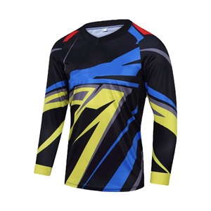 Conçu sur mesure maillot de course de motocross à manches longues impression de haute qualité pour adultes grande taille respirant vêtements de course automobile - Product Image 5