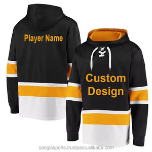 Wholesale Cheap Sublimated Ice Hockey Custom Made Team Ice Hockey Hoodies Manufacturer Custom Logo Top Quality - Product Image 2
