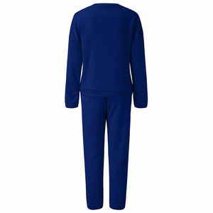 2025 nuevo traje de sudor al por mayor personalizado de algodón conjunto de 2 piezas nuevo diseño para mujeres ropa de entrenamiento femenino chándal trajes de jogging - Product Image 2