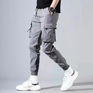 Premium <b>Summer</b> Collection <b>Men's</b> Pants Multi-Pocket 100% Organic Cotton <b>Men</b> Workout <b>Trousers</b> New Trendy Cargo Jogger - Product Image 3