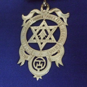 Masonic Regalia Jewels Breast Badge Past Master Collar Jewel Pendant Medallion Lapel Pin Jewels Set Gold Silver Ronpex - Product Image 3