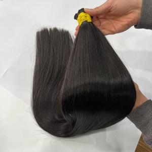 Cabello natural negro 100% Vietnamita Extensiones naturales rectas a granel de lujo a precio mayorista Listo para enviar - Product Image 2