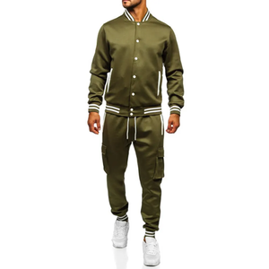 2025 nouvelle couleur hiver chaud à capuche survêtement pour hommes respirant sweat pantalon vêtements de sport solide mâle survêtement costume chemises - Product Image 1