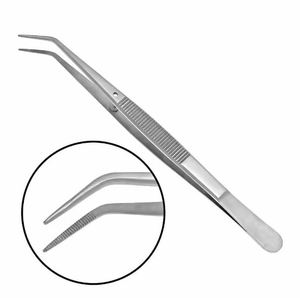 Pinzas dentales de acero inoxidable Pinzas quirúrgicas Punta dentada Alicates de vendaje de algodón manuales Pinzas Meriam para uso quirúrgico - Product Image 4