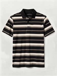 Camiseta Polo de Manga Corta para Hombre, Informal, de Venta Caliente, Nuevo Diseño, Logotipo Personalizado, Color Sólido, Transpirable, de Secado Rápido y Ecológica - Product Image 2