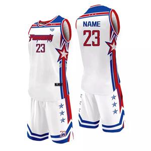 OEM personnalisé réversible basket-ball maillots transfert de chaleur imprimé antibactérien séchage rapide respirant grande taille usine - Product Image 1