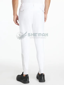 Pantalones de montar a caballo para hombre, pantalones ecuestres transpirables hechos a mano con tela elástica duradera, perfectos para entrenamientos y espectáculos estables - Product Image 3