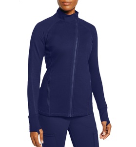Imprimé fermeture éclair hôpital uniforme infirmière polaire veste vestes médicales unisexe à manches longues veste été hiver hôpital gommages - Product Image 3