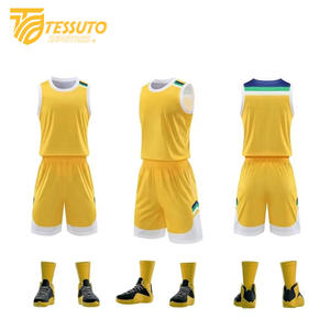Conjunto de Camiseta de Baloncesto Unisex Personalizada, Ropa Deportiva de Secado Rápido, Transpirable, 100% Poliéster, Antibacteriana, Sin Mangas, con Logotipo Personalizado - Product Image 2