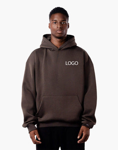 Sweat-shirts de haute qualité avec logo personnalisé, streetwear Y2k, impression en relief, 600GSM, coupe ample, 100% coton, pour hommes - Product Image 1