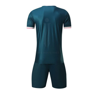 Uniforme de fútbol de color personalizado 100% poliéster para venta en línea uniforme de fútbol de alta calidad - Product Image 2
