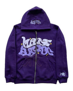 เสื้อฮู้ดสวมหัวทรงหลวมของผู้ชายเสื้อสเวตเตอร์แฟชั่นผ้าคอตตอน100% ออกแบบได้ตามต้องการสำหรับฤดูใบไม้ผลิ - Product Image 1