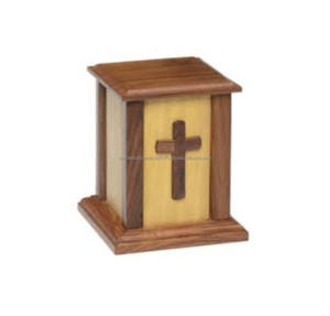 Urne en bois de haute qualité faite à la main en gros urnes de crémation fournitures funéraires urnes en bois pour cendres humaines adulte - Product Image 5