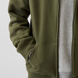 Conception de service OEM avec capuche / Logo personnalisé avec fermeture éclair durable, sweat-shirt pour garçons à manches longues, prix d'usine pour les commandes en gros - Product Image 3