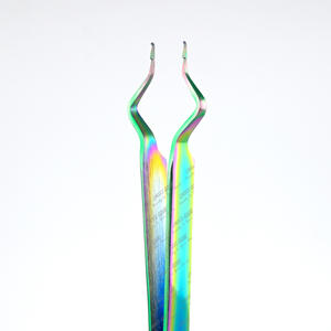 Meilleure qualité nouvelle pince à épiler d'isolation extensions de cils pince à épiler légère et ergonomique pince à épiler d'isolation de cils en acier inoxydable - Product Image 3