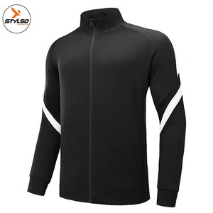 Stylish Men's Winter Sports <b>Zipper</b> <b>Jacket</b> Jogger Set Quality Fleece Hoodie with Hood Eco-Friendly - Product Image 2
