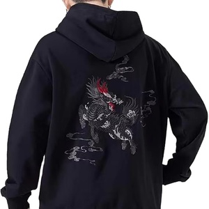 2025 ropa de calle de alta calidad 360gsm 100% algodón Sudadera con capucha de gran tamaño casual en blanco Sudadera con capucha personalizada sudaderas con capucha para hombres - Product Image 1