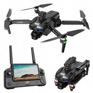 Drone avec caméra 8K, double caméra professionnelle, moteur brushless, GPS, transmission 5G, évitement d'obstacles à 360°, portée de 8 km, corps ouvert - Product Image 1