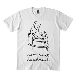 Camiseta clásica unisex con estampado de banda musical para asiento de coche, camiseta de manga larga DMN, camiseta negra con cuello redondo de verano - Product Image 1