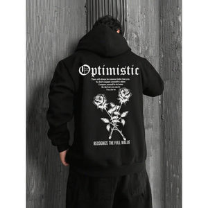 Wholesale Custom Heavyweight Washed French Terry Cotton <b>Pullover</b> Hoodie for <b>Men</b> Korean Vintage Distressed Acid Wash for Winter - Product Image 3