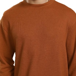 Wholesale 100% Cotton Pullover Sweatshirts for Men Custom Multi-Color Comfortable Long Sleeves High Quality <b>Winter</b> Wear Solid - Product Image 4