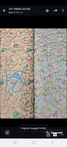 Tissu brodé en Georgette - Product Image 3