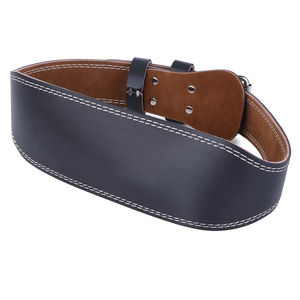 เข็มขัดยกน้ำหนักหนังยิมแบบกำหนดเอง,เข็มขัดยกน้ำหนักปรับได้ป้องกันเอวหนังแท้ - Product Image 6