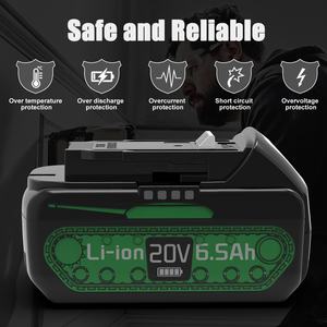 Batterie de remplacement HOT 2025 pour outils De-Walt 20V DCB200 DCB201 DCB205 6.0Ah Remplacement pour Dew 20V MX - Product Image 2