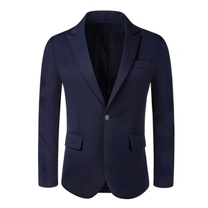 Veste de costume décontractée à coupe ajustée avec logo personnalisé, style unisexe, blazers pour hommes, manteau en tissu imprimé, longueur standard, blazer pour hommes - Product Image 1