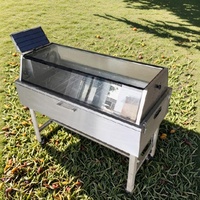 Deshidratador de Alimentos Comercial Microhíbrido, Mini Secador Solar de Cebolla, Máquina de Deshidratación con Energía Solar para Frutas y Verduras