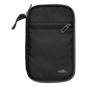 Organizer da viaggio Wallis con cerniera e tracolla nero e grigio - Product Image 4