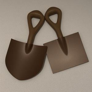 Decorative Iron Garden <b>Hoe</b> With Polished Black Finish Artisan Handcrafted Offering Decorative Accent For Outdoor Gardens - Product Image 3