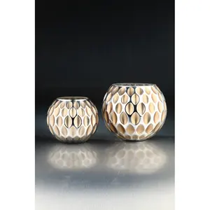 แจกันดอกไม้เหล็กดีไซน์ชายฝั่งทันสมัย งานแฮนด์เมด สำหรับคริสต์มาส จาก ZAHID EXPORTS ผู้ค้าส่งรายใหญ่จากอินเดีย - Product Image 5