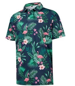 เสื้อโปโลสำหรับผู้ชายแห้งเร็วสีทึบดีไซน์ใหม่โลโก้แบบกำหนดเอง - Product Image 1