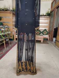 Đầm Dạ Hội Tay Dài Lưới Đính Cườm Cổ Chữ V Thiết Kế Đá Bạc ĐẦM DỰ TIỆC Thủ Công Nặng Đính Kim Sa Giá Tốt - Product Image 6