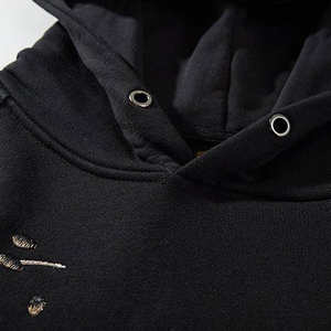 Nouvel arrivage de sweats à capuche pour hommes brodés en coton mélangé de qualité supérieure sweats à capuche brodés pour hommes sweats à capuche brodés de haute qualité pour hommes - Product Image 5