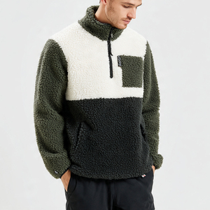 Veste polaire à poche poitrine, veste polaire zippée pour homme, veste polaire sherpa pour garçons - Product Image 1