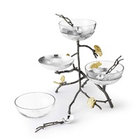 Bol en acier inoxydable de haute qualité, artisanal, fabriqué en Inde, compatible lave-vaisselle, pour servir lors des fêtes et les repas quotidiens