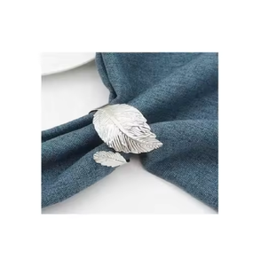 Anneaux de serviette en métal élégants porte-rouleau de mouchoirs attrayants mariages fêtes ronds de serviette en papier à un prix abordable - Product Image 2