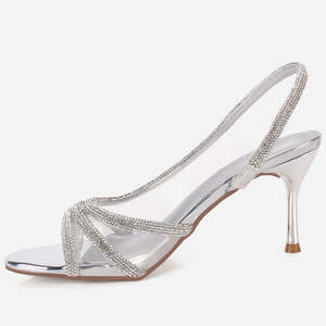 Sandales de mariage pour femmes Unze London, décorées de cristaux BIEL - Product Image 3