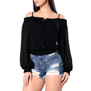 Vente en gros Débardeur de gym côtelé sans manches pour femme, décontracté, épaules tombantes, haut court pour femme, robe côtelée, camisoles stylées, licou - Product Image 1