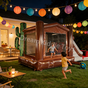 Château gonflable commercial robuste avec toboggan pour location événementielle - Product Image 3