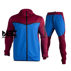 Survêtements d'entraînement personnalisés de haute qualité unisexe à séchage rapide grande taille avec bandes latérales survêtement d'hiver pour hommes femmes-Vente en gros - Product Image 1