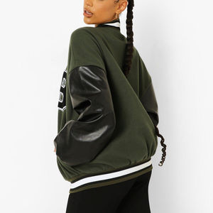 2025-26 Dernière arrivée Veste universitaire pour femmes de meilleure qualité en coton respirant de haute qualité pour adultes Vente OEM avec OEM - Product Image 2