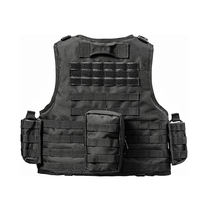 Gilet tactique d'entraînement et de combat, antivol, à fermeture éclair, rayé, imperméable, en tissu Oxford, équipement tactique personnalisé, gilet CS