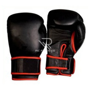 Gants de boxe en cuir avec logo personnalisé pour hommes et femmes, pour le Muay Thai, le sparring, le kickboxing, l'entraînement - Fermeture antidérapante à boucle et crochets - Product Image 6