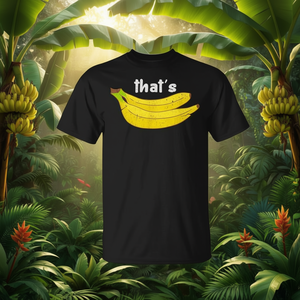 T-shirt pour les amateurs de singes et des fruits, avec un jeu de mots sur les bananes, pour ceux qui ont une passion pour les singes et des slogans amusants - Product Image 3
