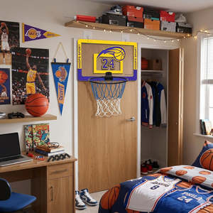 Canasta de Baloncesto Portátil para Deportes en Casa, Soporte de Plástico con Tablero de Vidrio Templado para Uso Doméstico - Product Image 5