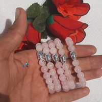 Bracelet de mode en cristal de quartz rose fait à la main pour les femmes bracelets élégants directement de l'exportation de bijoux de l'Inde